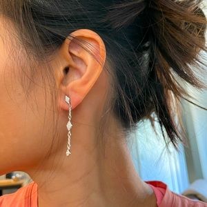 Elegant Swarovski crystal drop earrings